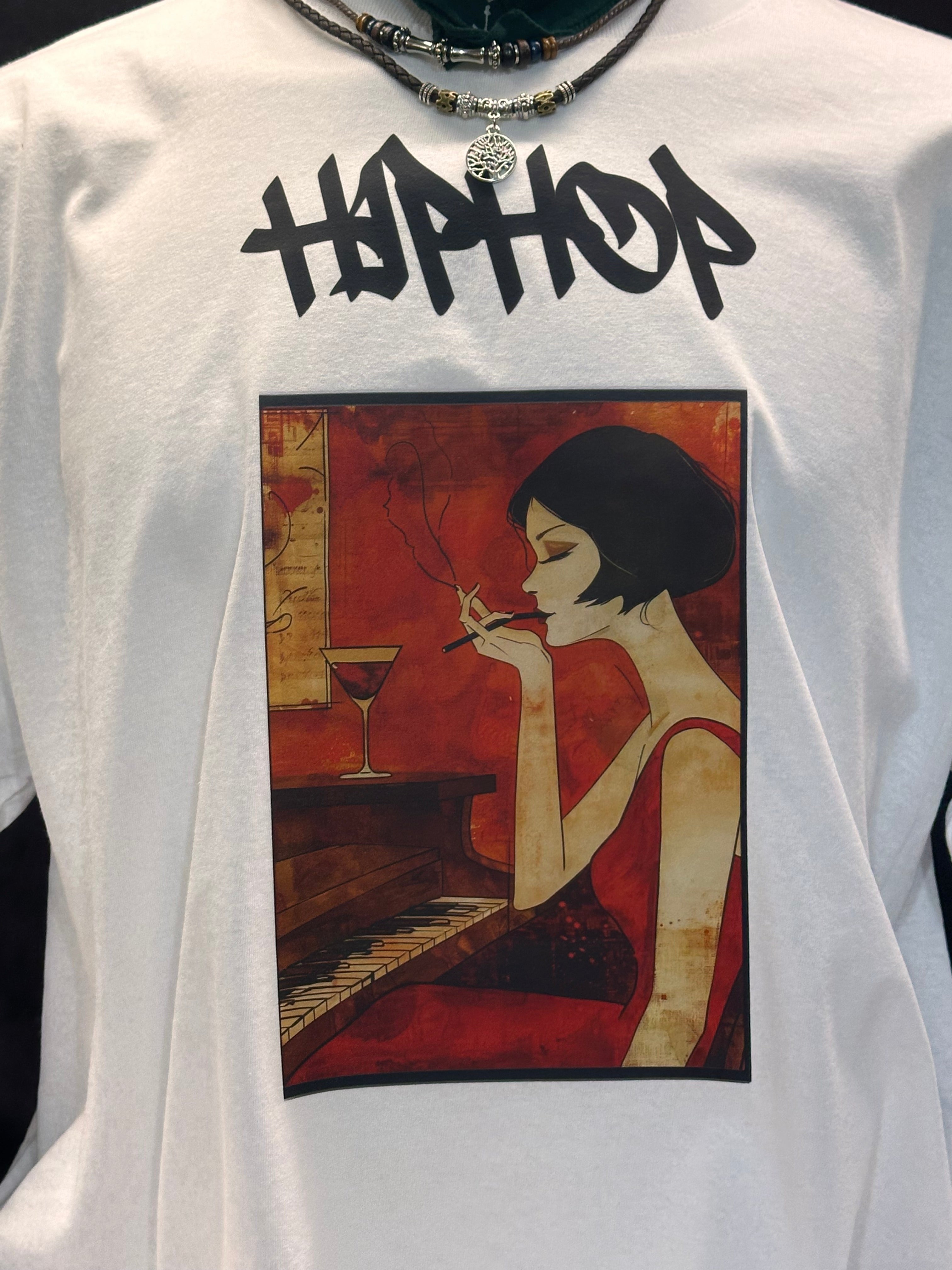 Fantastic Long Sleeved Designed And Crafted T-shirt