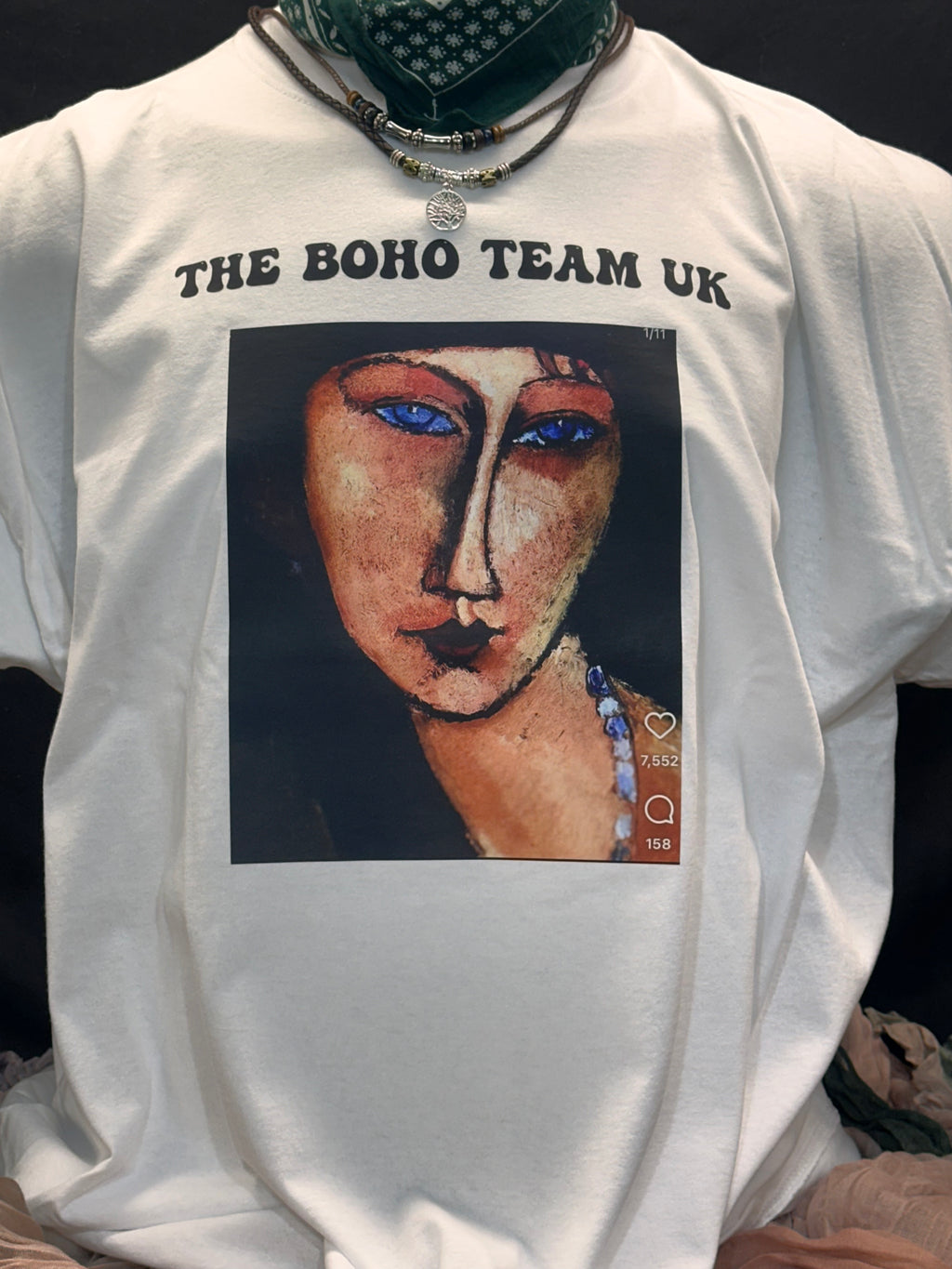 Fantastic Modigliani Motif T-shirt