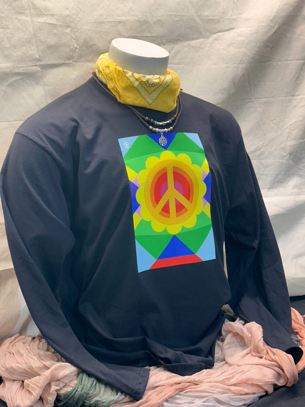 Vintage CND Motif T-shirt. Cool, on trend and making a statement.