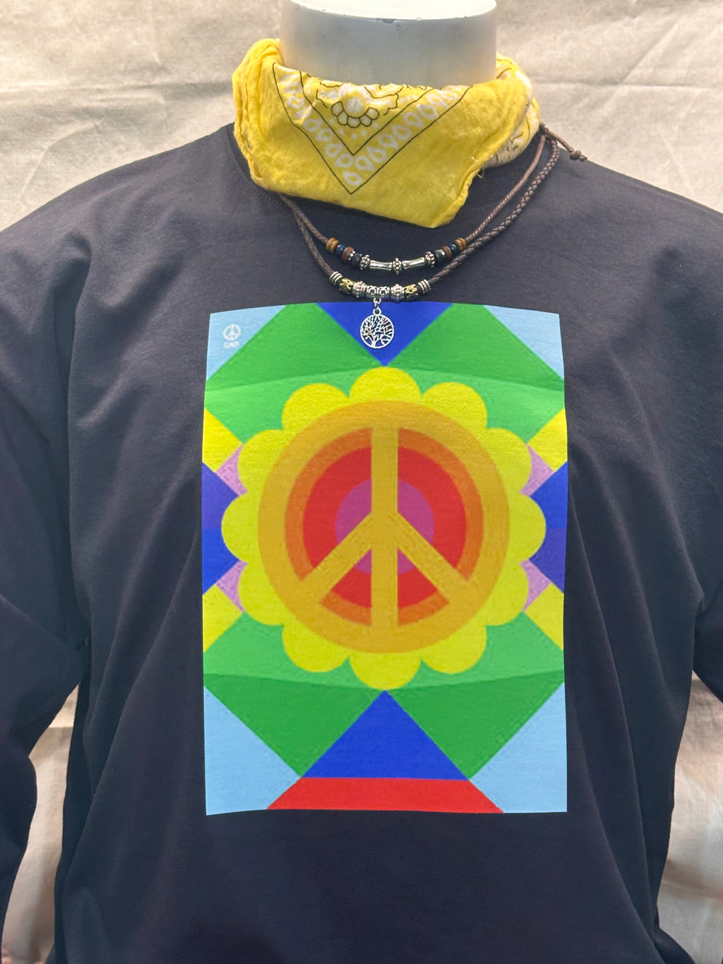 Vintage CND Motif T-shirt. Cool, on trend and making a statement.